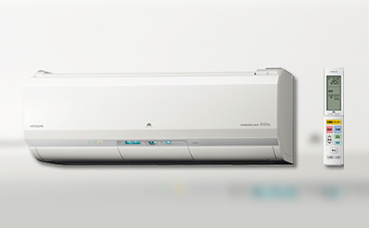 Hitachi room air conditioning system “Stainless Clean Shirokuma-kun” X Series